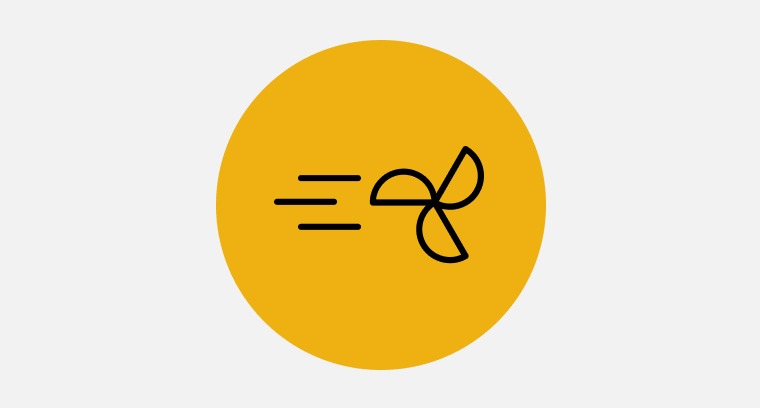 Fan boost icon