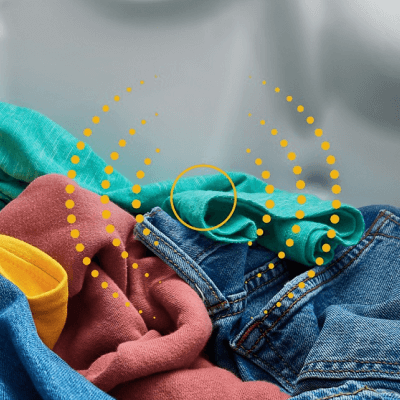 Moisture being detected on a load of clothes