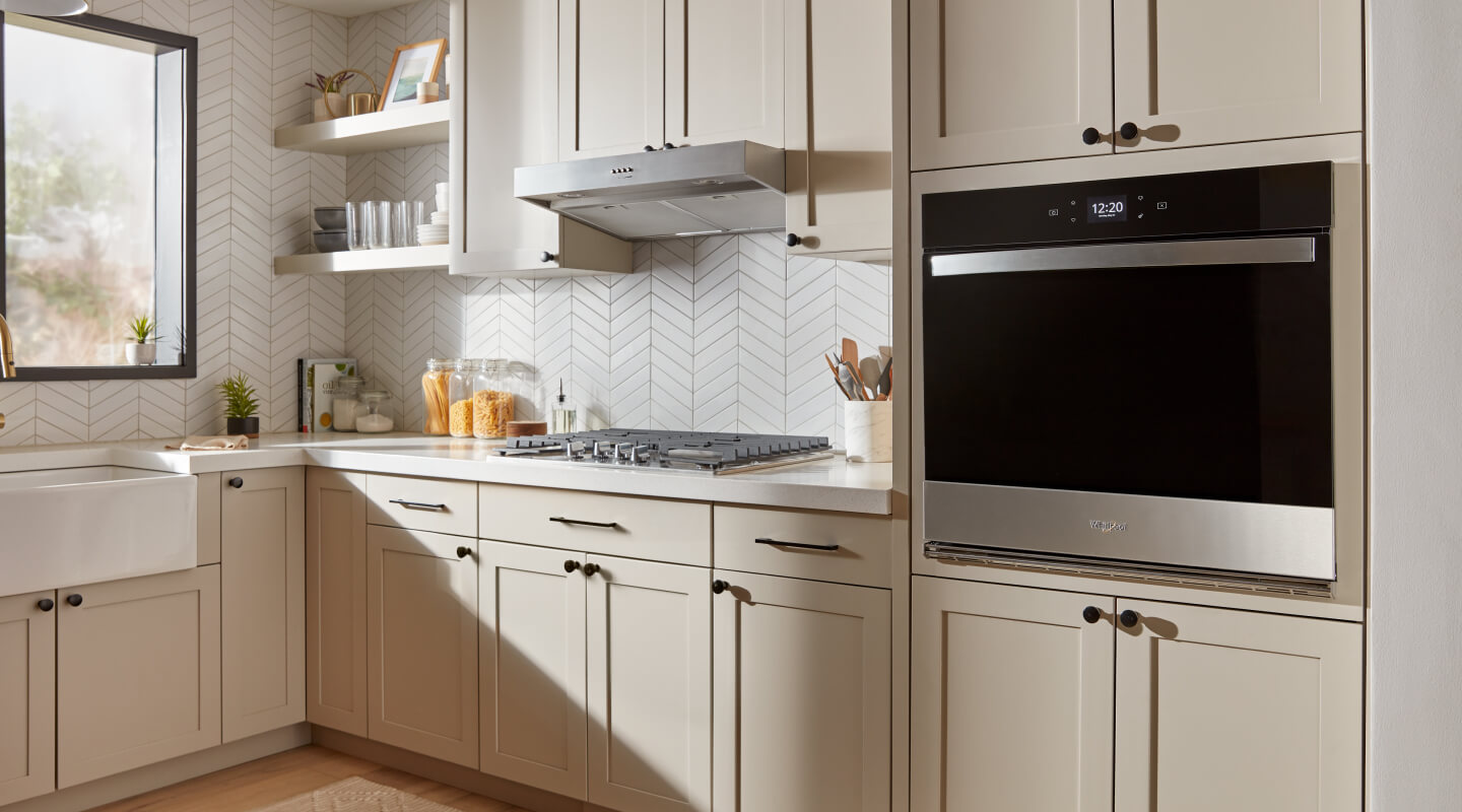 Whirlpool® Wall Oven in a modern kitchen