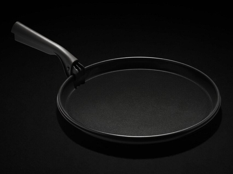 A cast iron pan