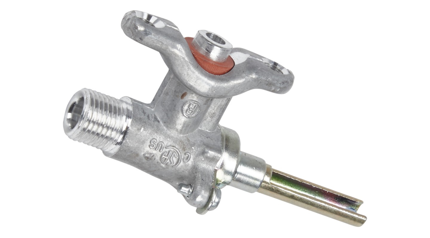 A dishwasher water supply valve