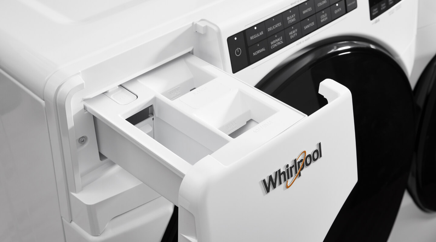 Whirlpool® laundry detergent dispenser 