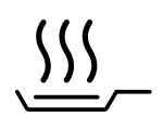Heated pan icon