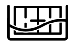 A grate in water icon.