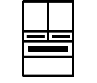 Icon of a refrigerator