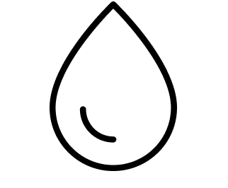 Icon of a water droplet