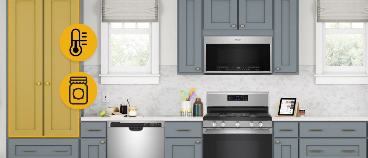 How to organize food in kitchen cabinets