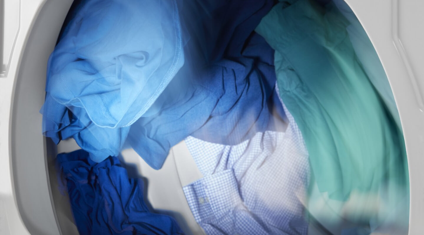 Clothes in a dryer