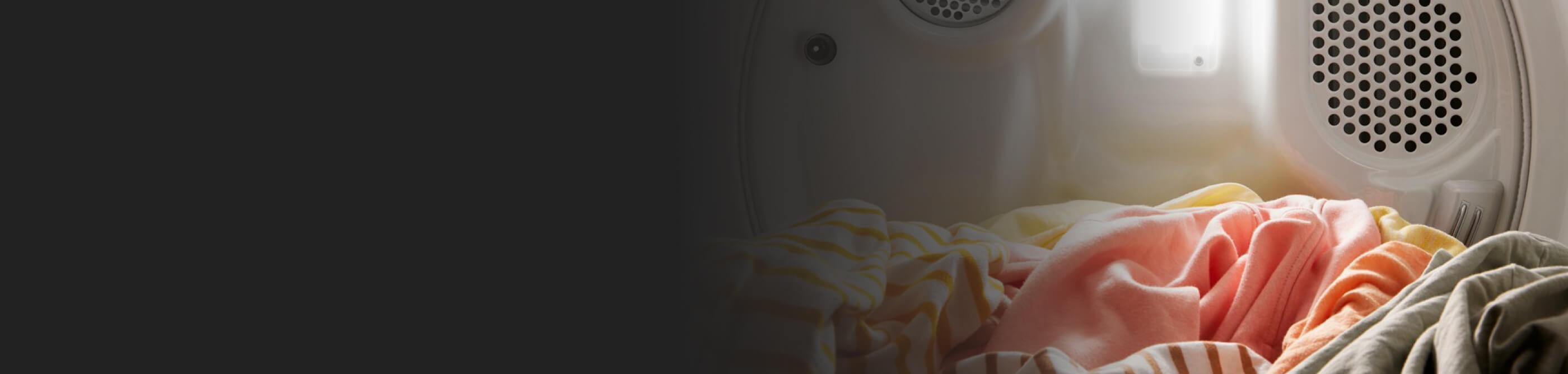 Clothes in a dryer