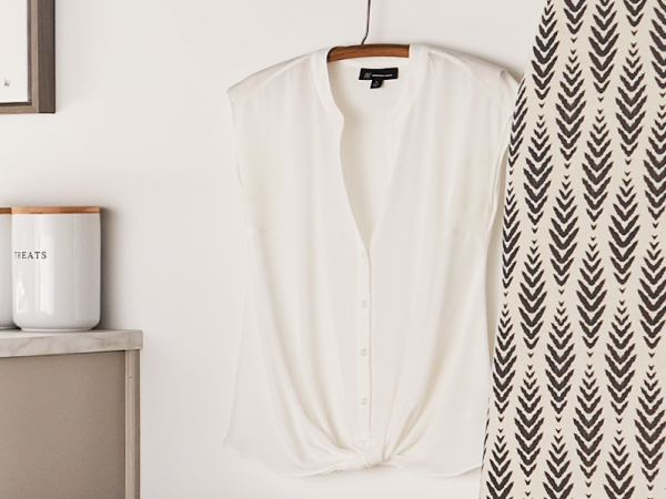 White shirt hanging