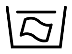 Basin with rug below waterline icon