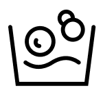 Washing machine cycle icon.