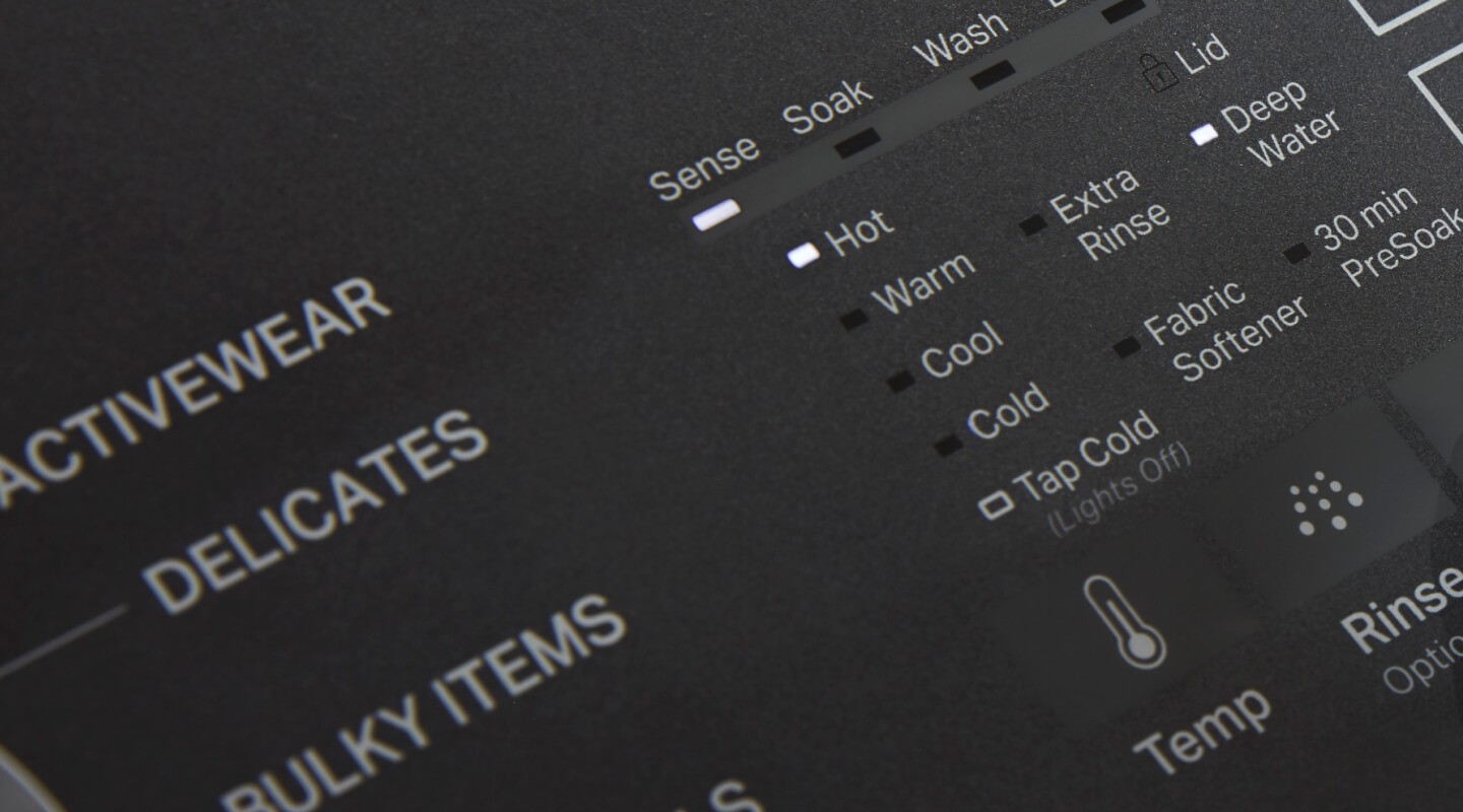 Washing machine controls