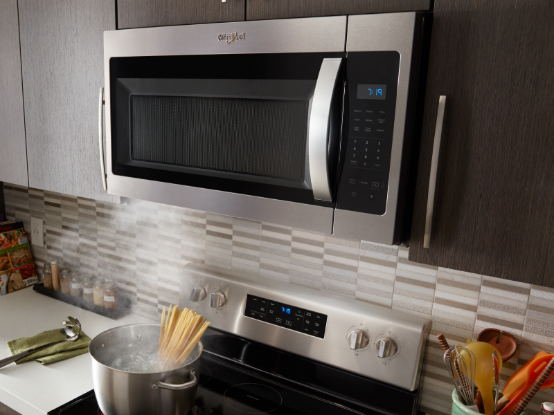 Whirlpool® microwave range hood combination