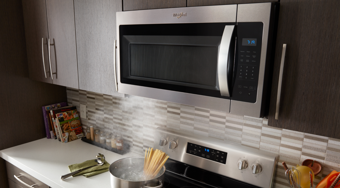 Whirlpool® microwave range hood combination