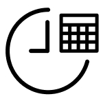 Clock and calendar 