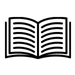 Opened manual icon