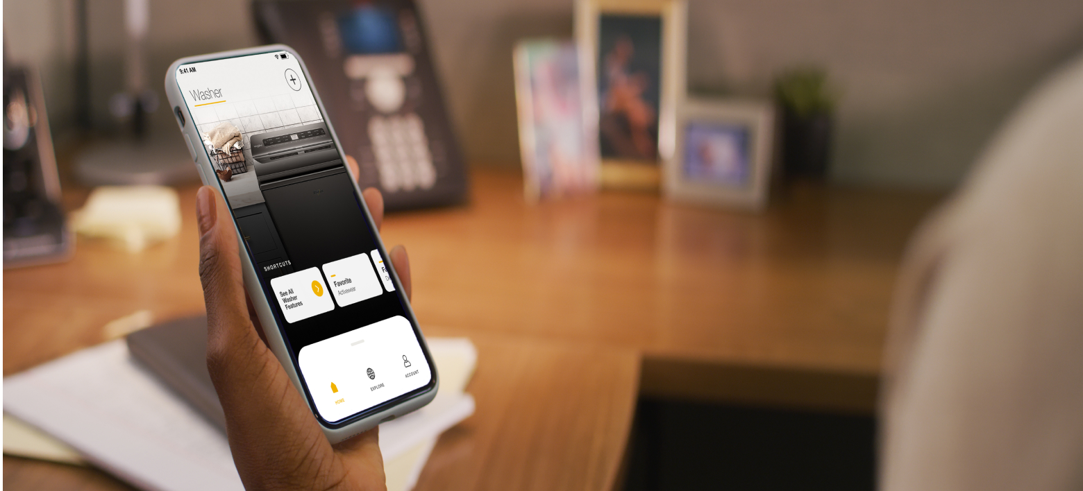 Smartphone with Whirlpool® app