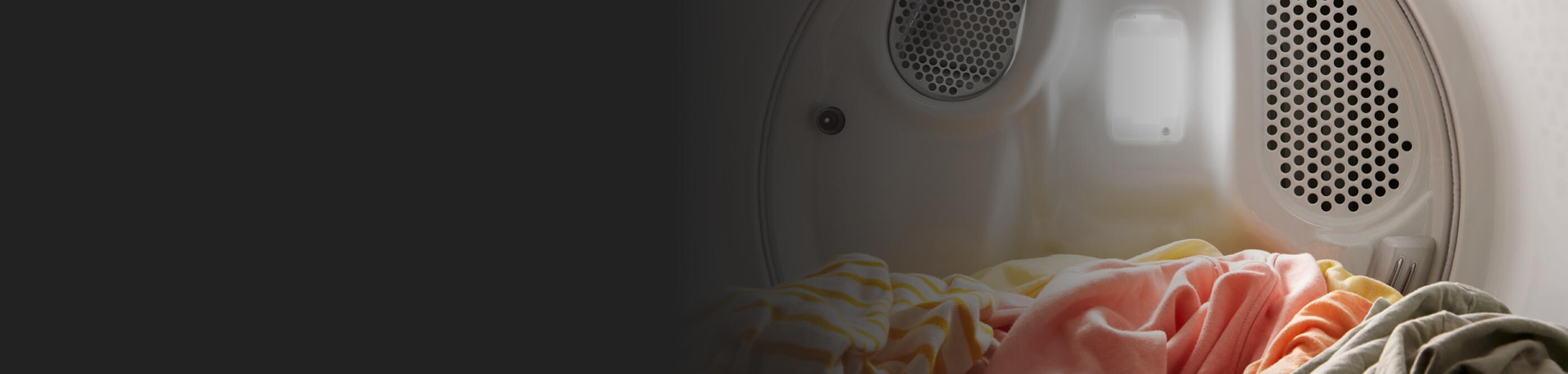 Clothes in a dryer