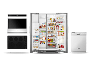 A suite of ADA compliant appliances from Whirlpool brand