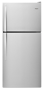 A Whirlpool® ADA compliant top-freezer refrigerator
