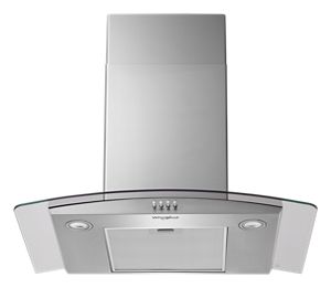 KitchenAid Curved Glass Wall Mount Range Hood
