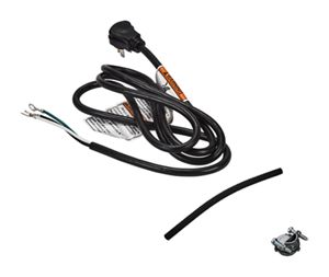 6' Dishwasher Power Cord 3 Wire 13 Amp Right Angle Plug