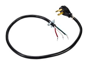 6" Electric Dryer Power Cord 4-Wire 30 Amp