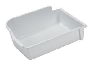 Plastic Refrigerator Ice Maker Tray/Bin (5 1/2-IN H x 9 1/2-IN W x 16 1/4-IN D) - White