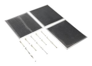 Range Hood Charcoal Replacement Filter Kit for Models IH6302YS, IHW6302YB, IHW7302YS (Includes 3 Filters and 12 Clips)